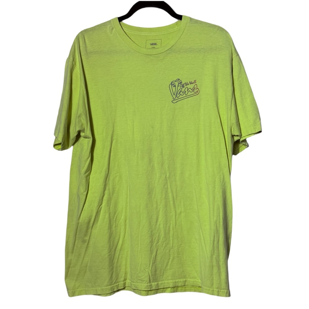 Vans Off the Wall Neon Short Sleeve Tee Sz Large